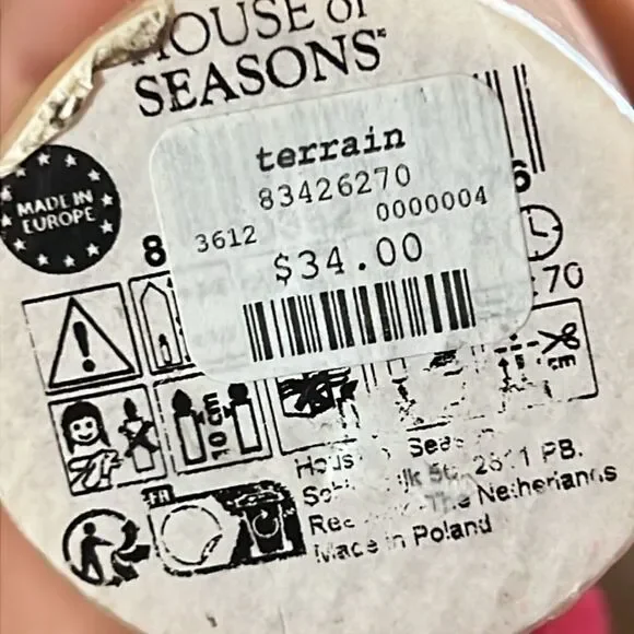 Terrain Candy Stripe Advent Candle Holiday Christmas - Picture 6 of 6